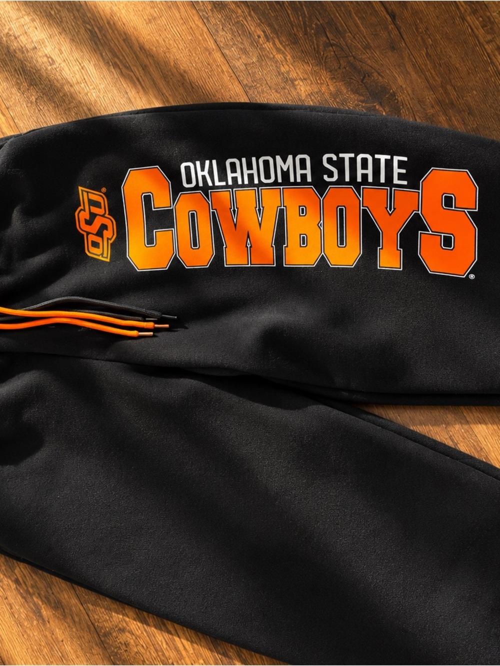 Oklahoma State Cowboys Black & Orange Sweatpants - Women's Joggers